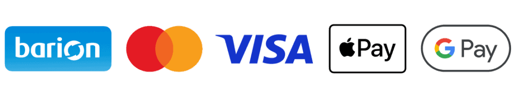 Biztonságos fizetés és gyors szállítás a Baranna Webáruházban, több fizetési lehetőség, mint bankkár.